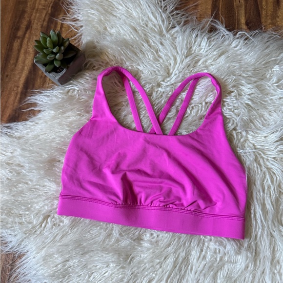 lululemon athletica Other - Lululemon Energy Bra Pow Pink